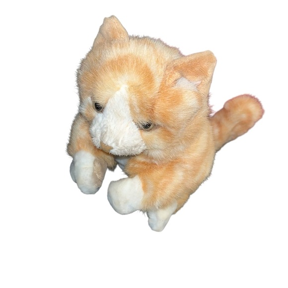 Folkmanis Orange Tabby Kitten Cat Hand Puppet Plush - Picture 2 of 4